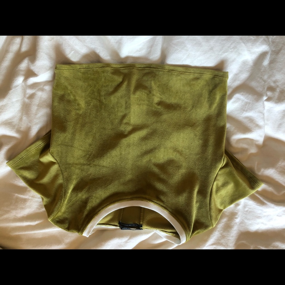 Urban Outfitters Green Crop Top